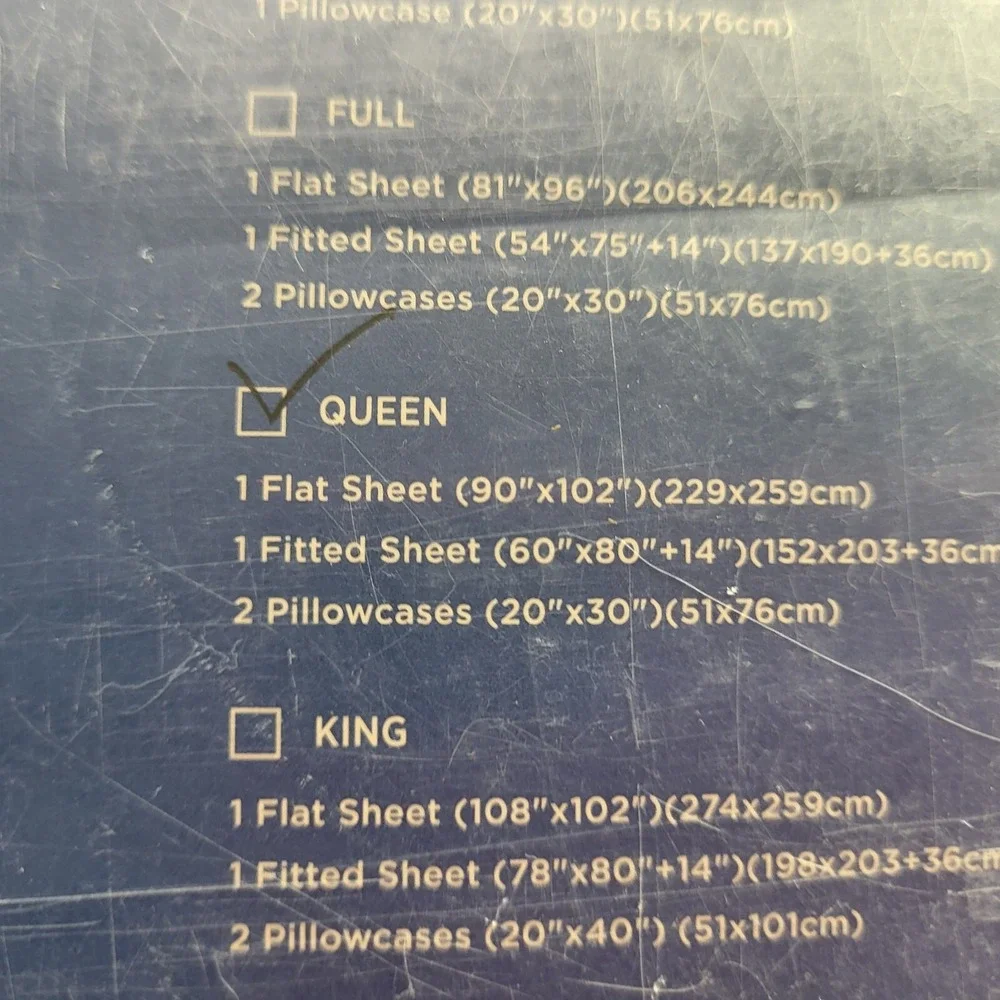 New Sealed Bedsure Get Cozy Bedroom Cream Sheet Set Plain Queen 90 x 102